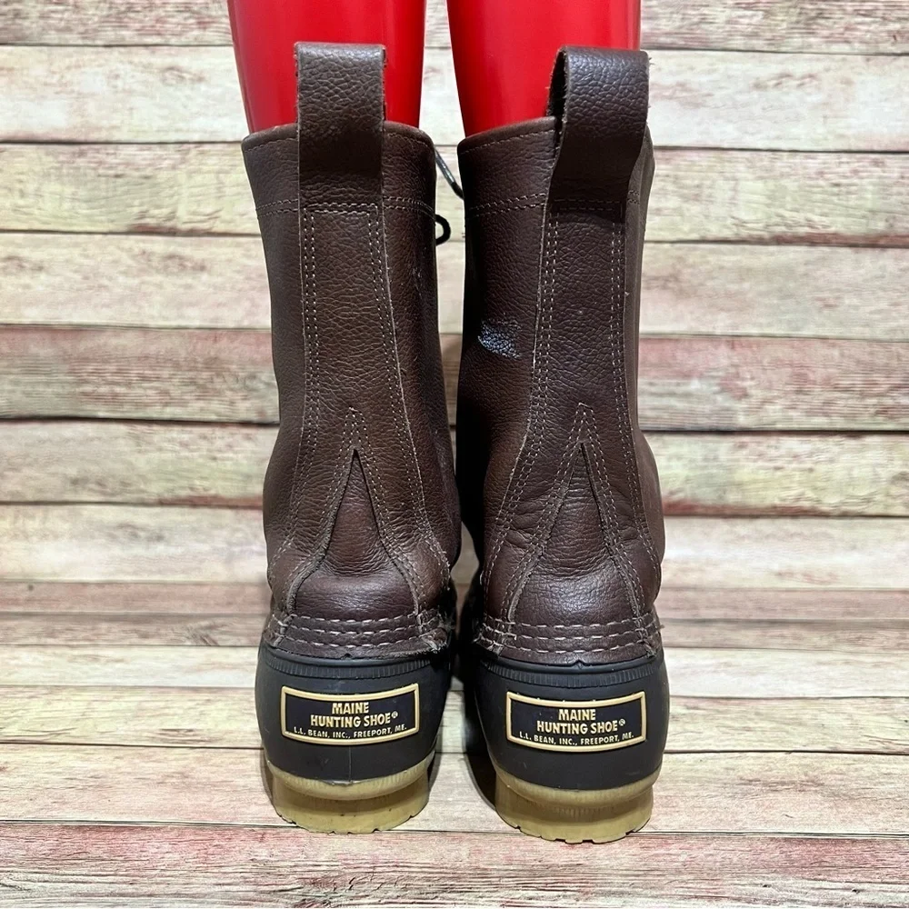 L.L. Bean 10” Brown Duck Boots - Picture 5 of 10